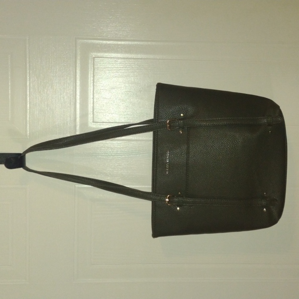 Alexis Bendel hunter green purse